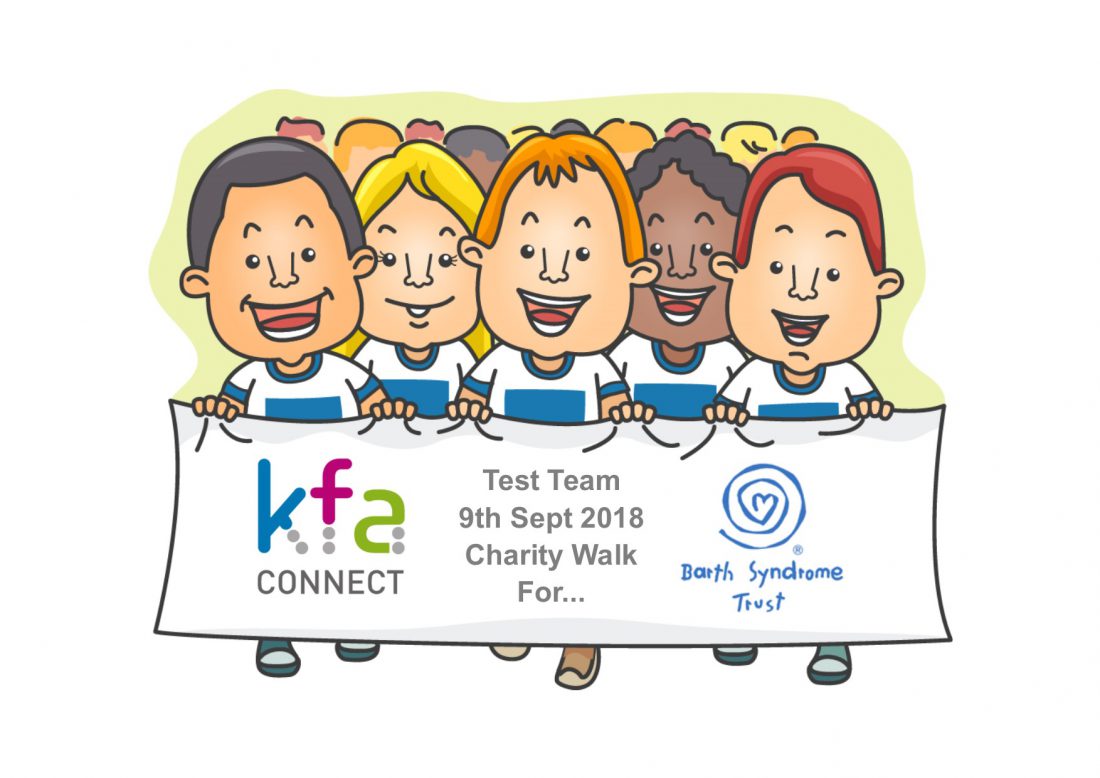 Barth Syndrome Trust Charity Walk e1536067436894 - KFA Test Team raise money for Barth Syndrome Trust