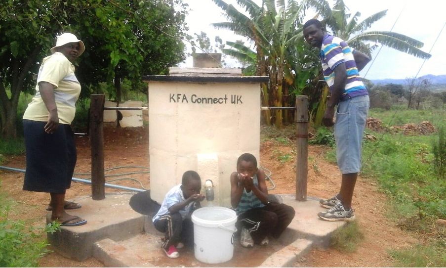 KFA Connect Pump Dec 2016 - KFA Connect support the Africa Trust with Aquaid by sponsoring a new water pump in Africa.