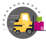 Logistics icon - Improving Order Fulfilment Times with Courier Integration for SAP Business One