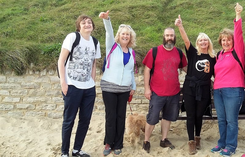 Test Team Charity Walk Oct 2017 cropped - The Test Team Beat Their Fundraising Target for Ataxia UK